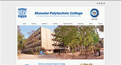 Desktop Screenshot of elumalaipolytechnic.com